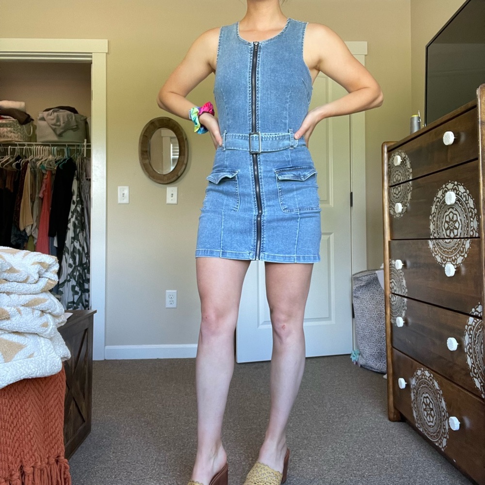 Denim dress